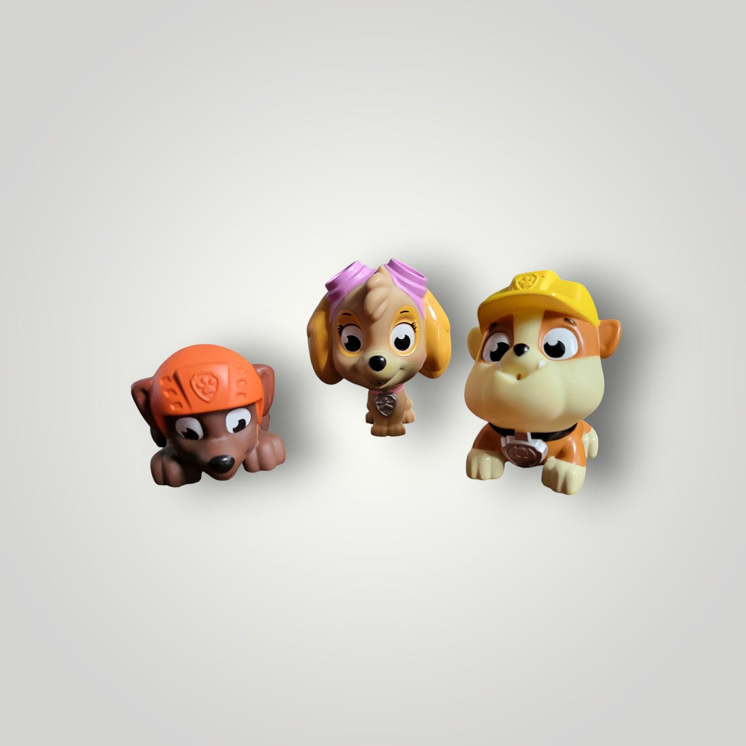 Paw Patrol - Set of Five Paw Patrol Bath Toys