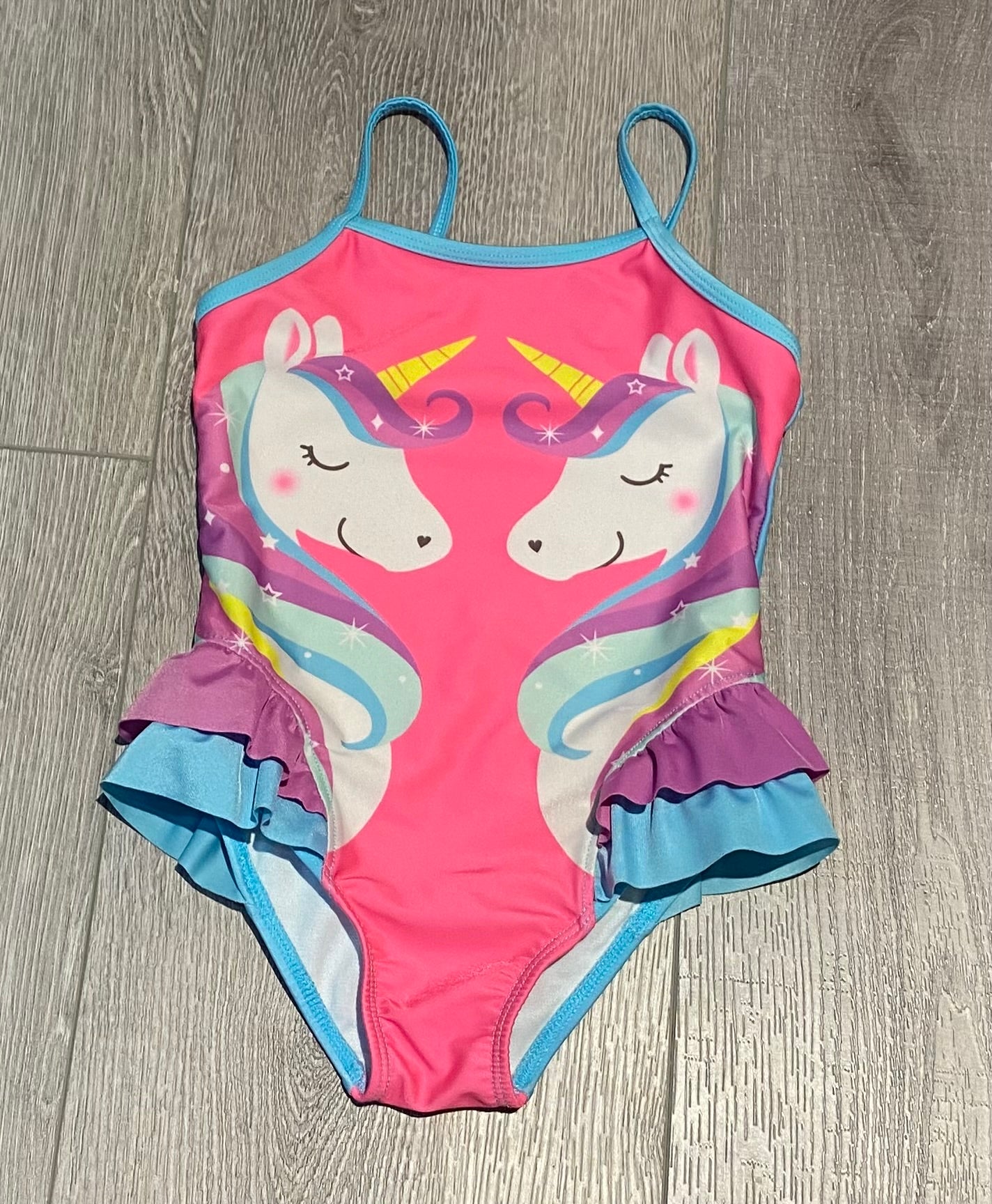 Girls Swimwear-Wonder Nation One Piece Swimsuit