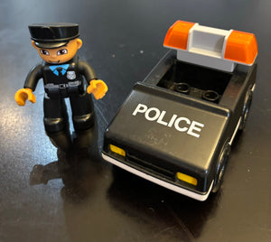 Lego Duplo Police Car and Policeman