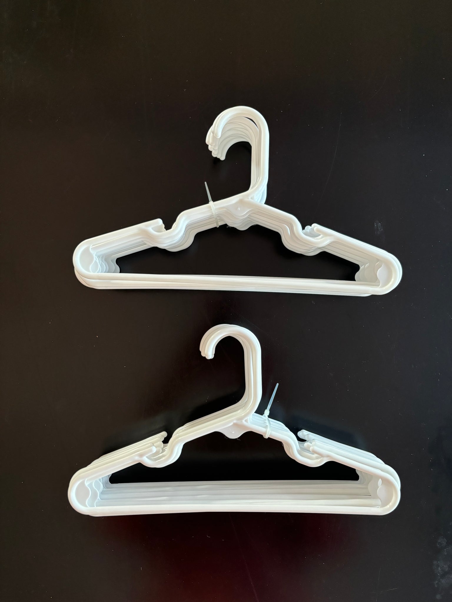 Room Accessories - 25 White Baby Clothes Hangers