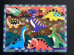 Melissa & Doug chunky dinosaurs puzzle