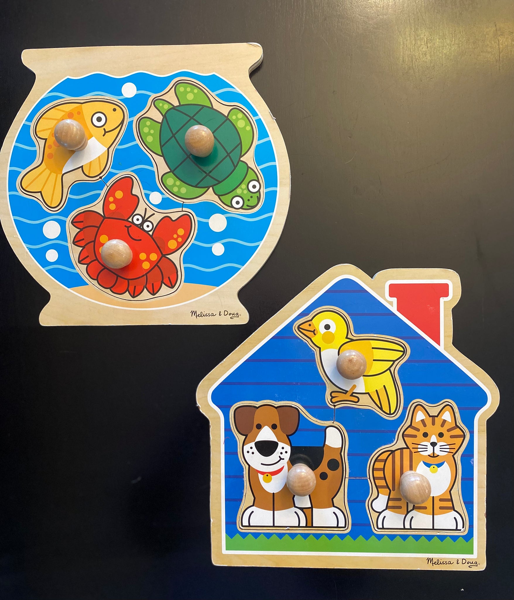 Melissa & Doug Wooden Peg Puzzles