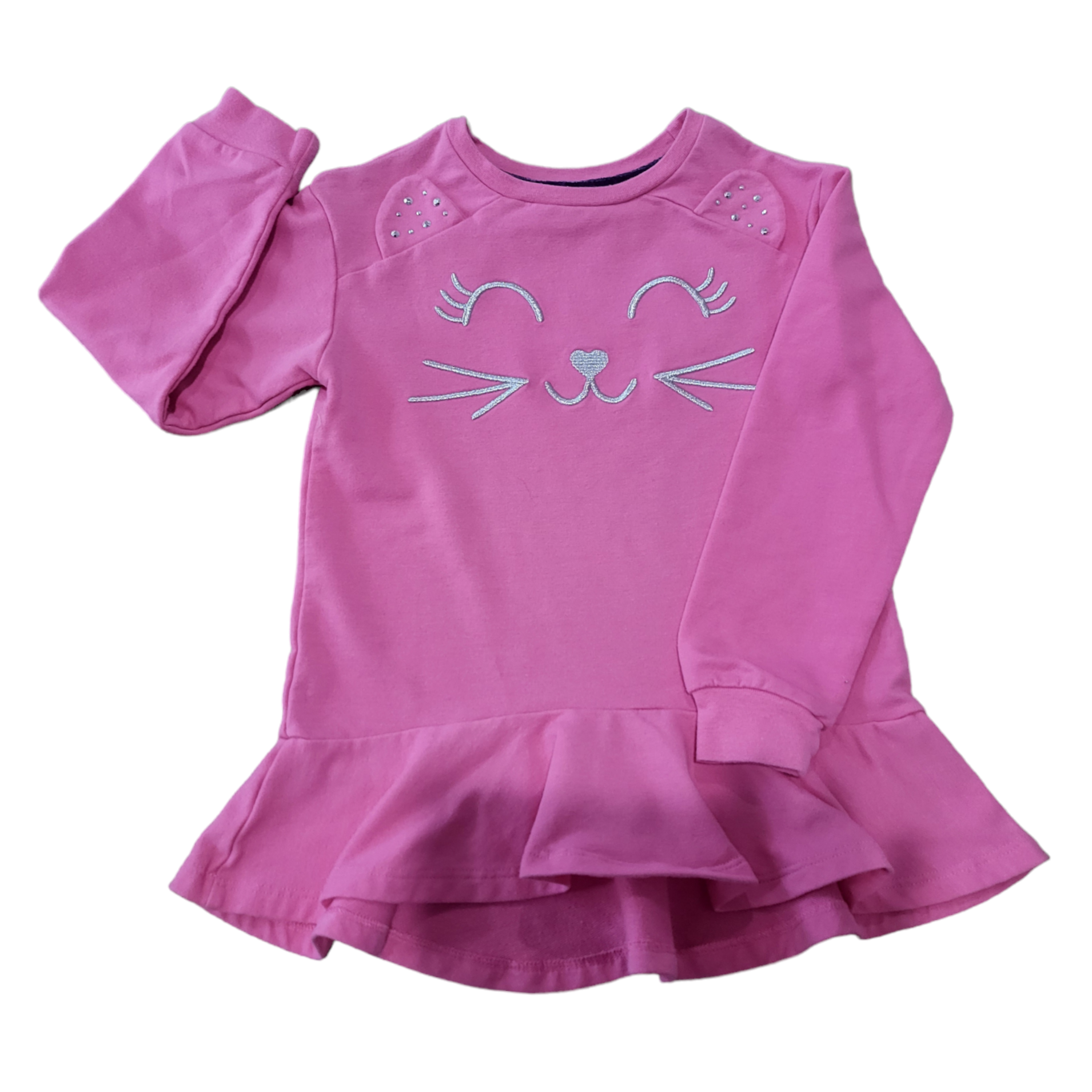 Girls Clothing - 365 Kids Pink Ruffle Top