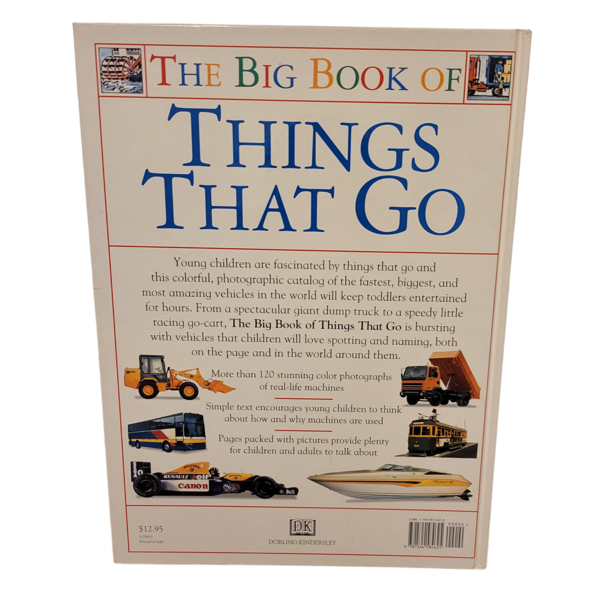 Ricochet Reading Room - Big Book of Things That Go & 8 Piece Peg Puzzle