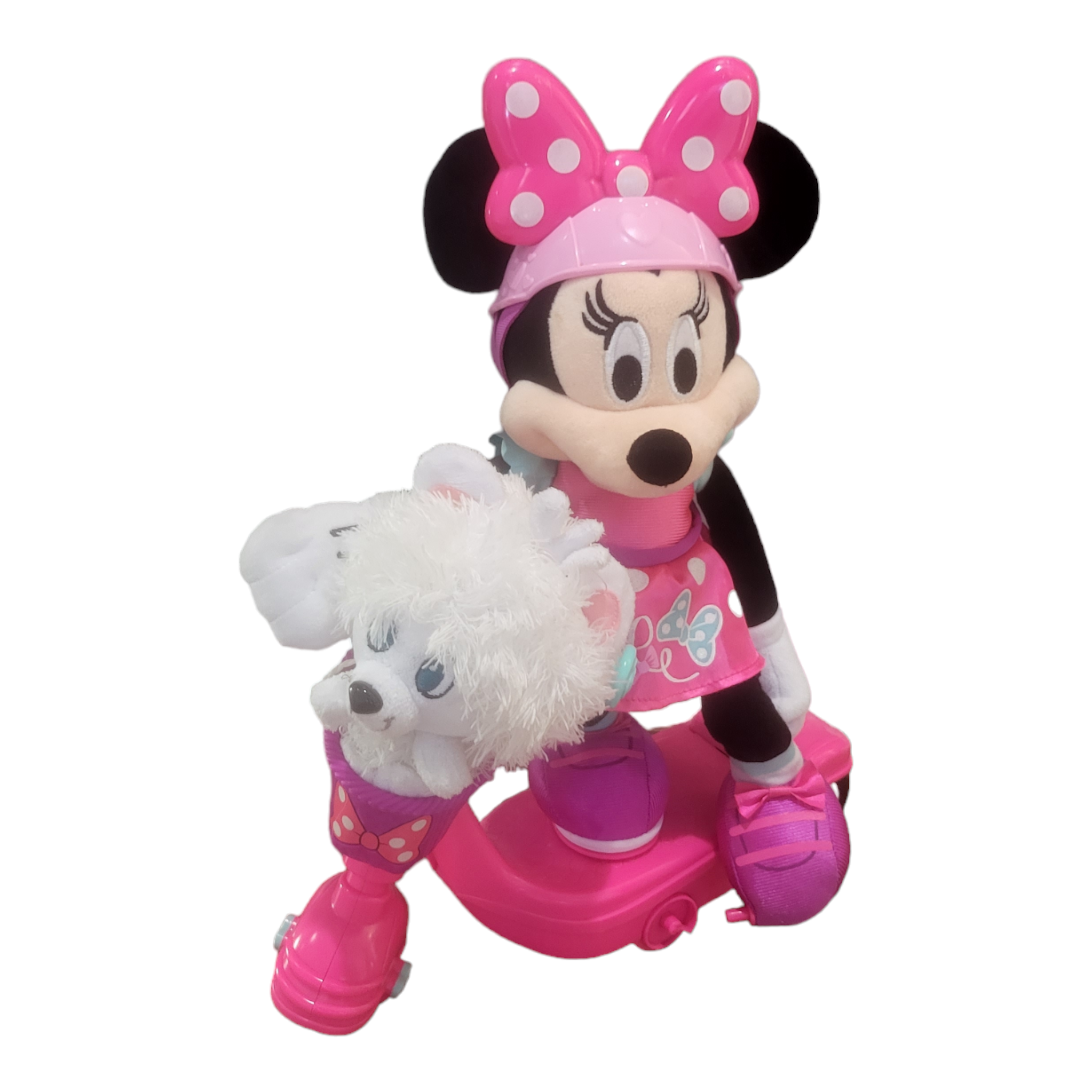 Minnie Mouse Lights & Sounds Scooter with Pup