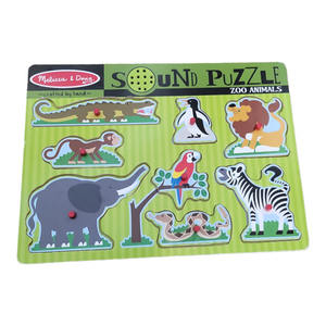 Melissa & Doug Zoo Animal Sound Puzzle