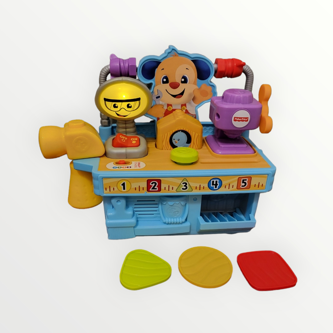 Fisher price learning tool bench shop