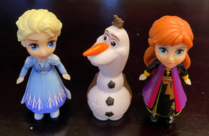 Frozen Anna, Elsa and Olaf