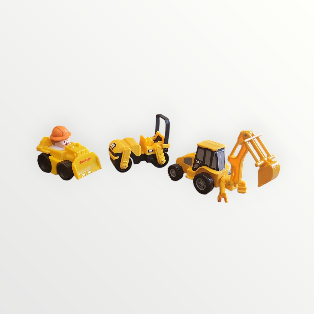 Toy Vehicles - CAT Vehicles w/ LittlePeople Character and Car