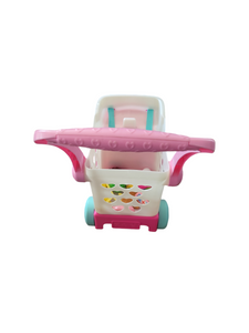 Pretend Play - Shopping Cart With Baby Stroller & Accessories