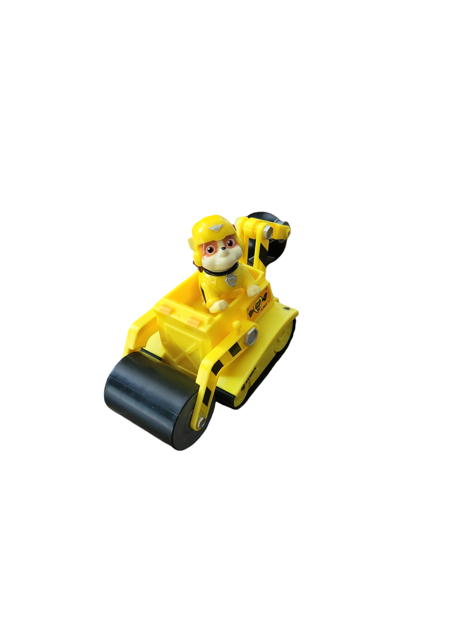 Paw Patrol - Rubble's Steam Roller Construction Vehicle with Pups