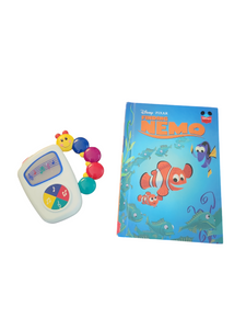 Grandparents Bundle - Finding Nemo Book with Three Baby Toys