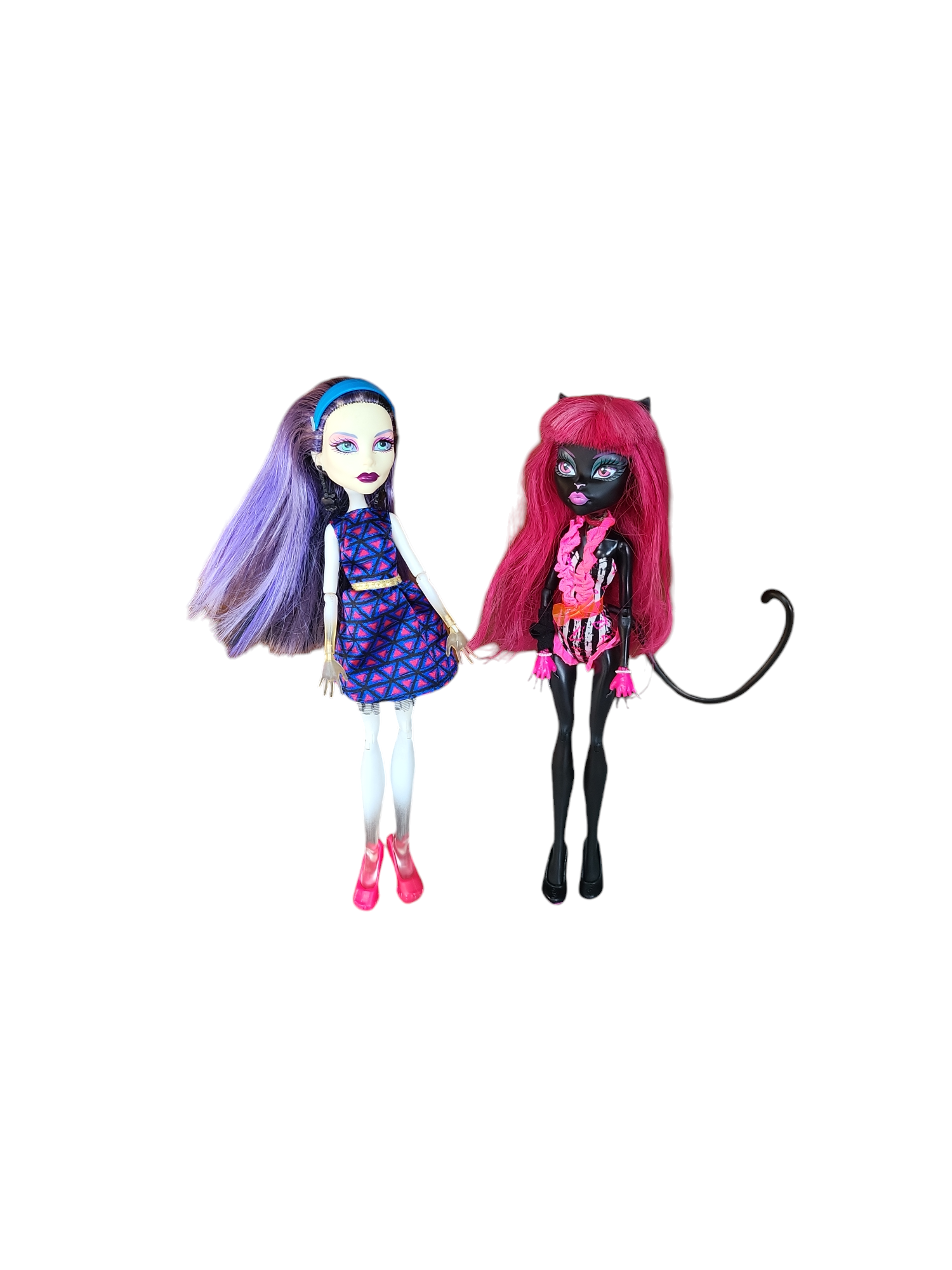 Monster High - Ghoul Spirit Spectra Vondergeist Doll & Scaremester Catty Noir Doll Set